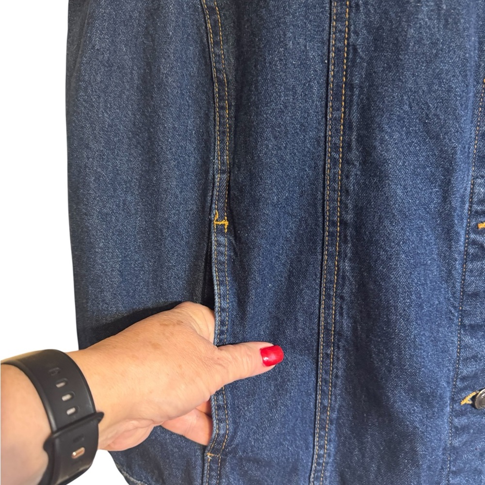 CASUAL DENIM SLEEVELESS TOP and/or VEST PLUS: 22 #D - Picture 3 of 8